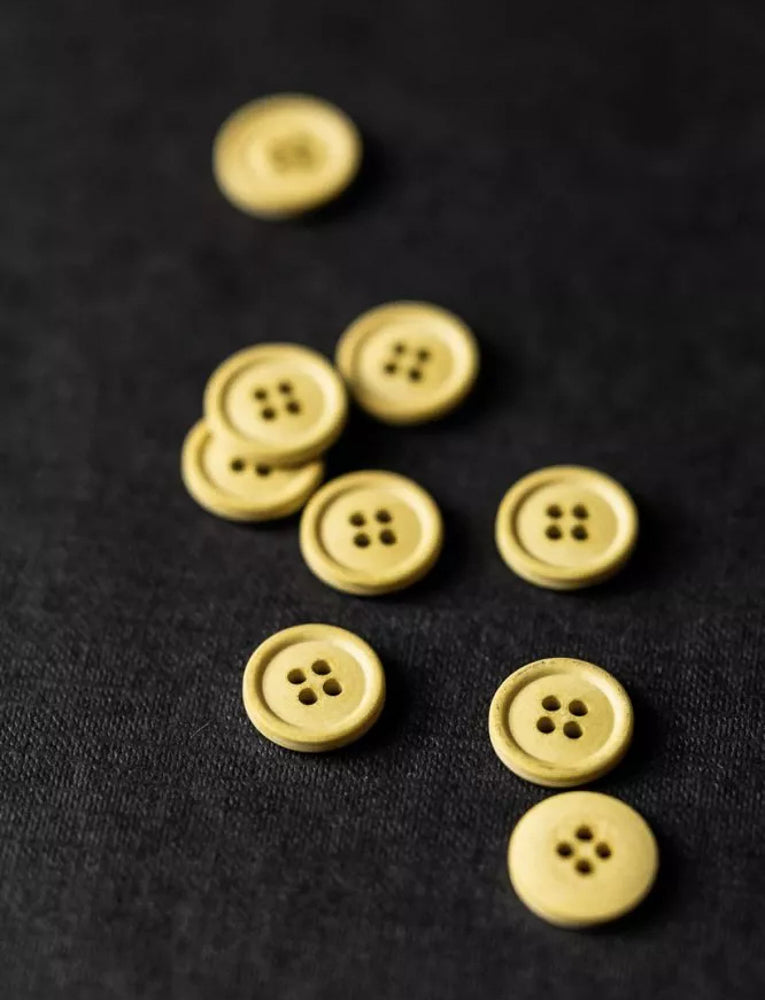 Cotton Button, Citrus Yellow