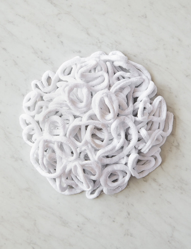 Traditional Potholder Loom + Loops, White, 7-inch Loops only