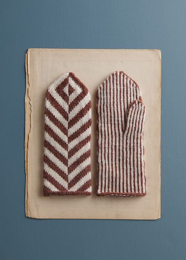 Ainur Berkimbay For Purl Soho: Herringbone Mittens in Knitting Yarn Fine