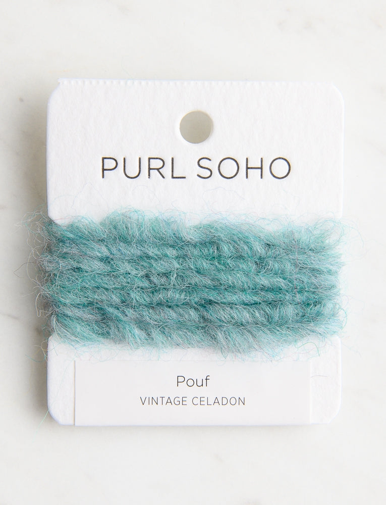 Pouf Color Cards, Vintage Celadon