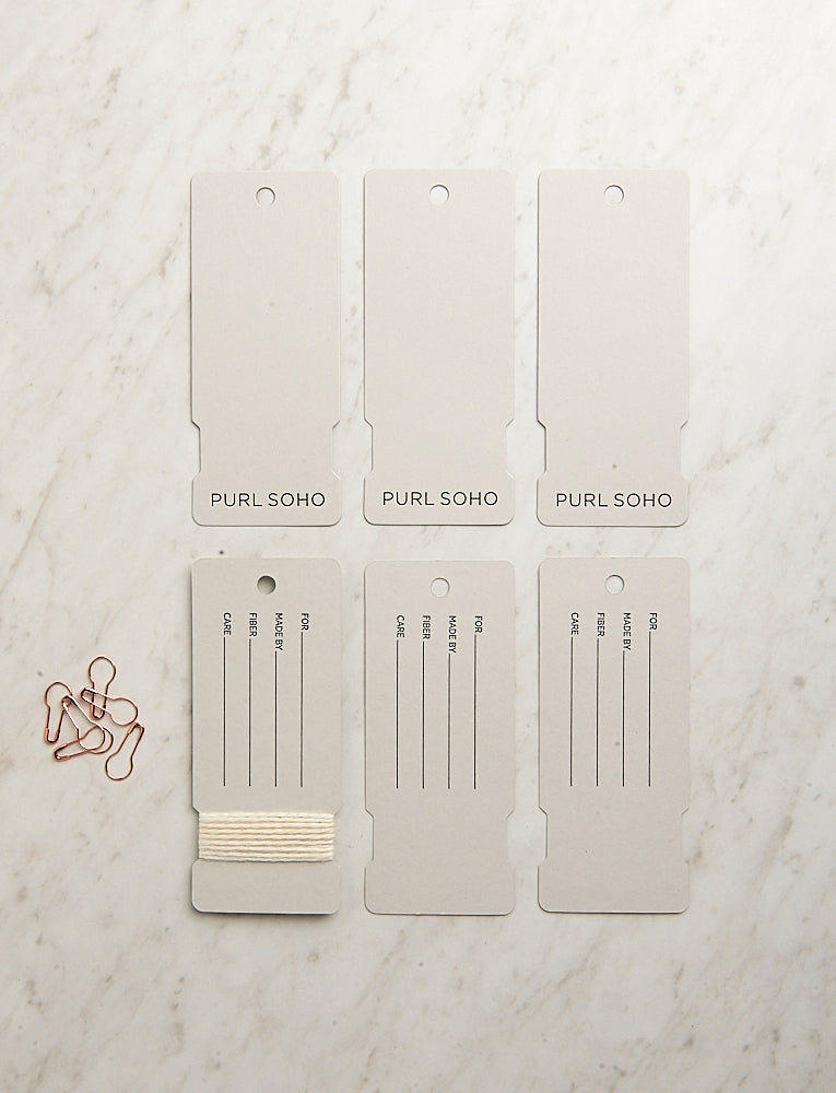 Tags For Handmade Gifts, Pebble Gray