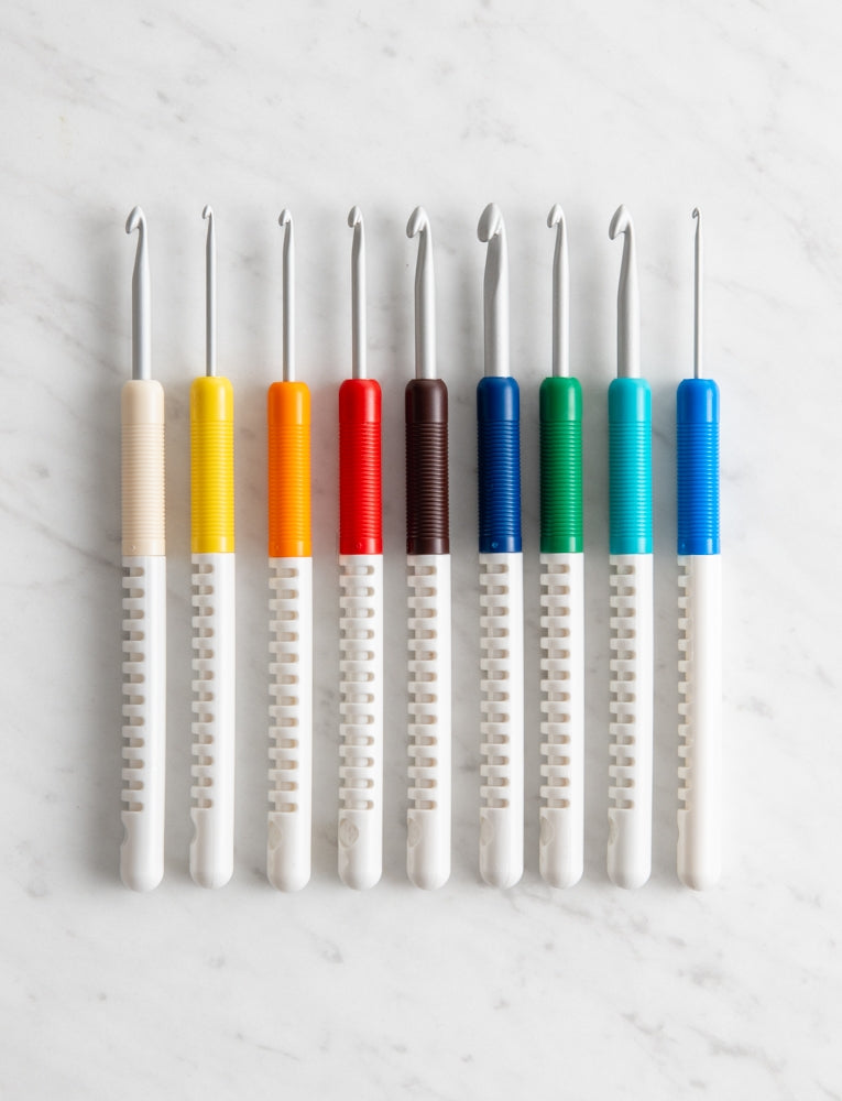 Addi Comfort Grip Crochet Hook, US E (3.5 mm)